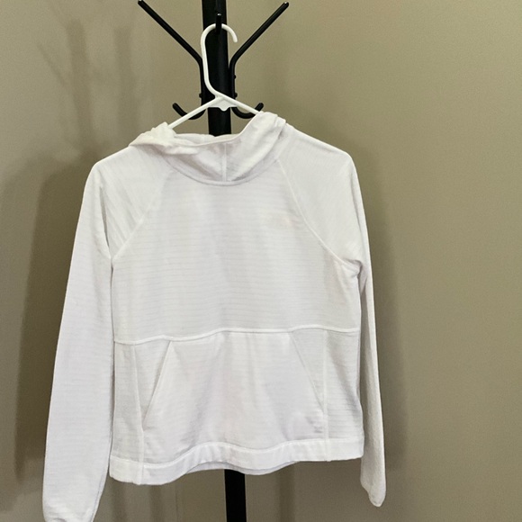 The North Face Tops - The North Face White Hoodie